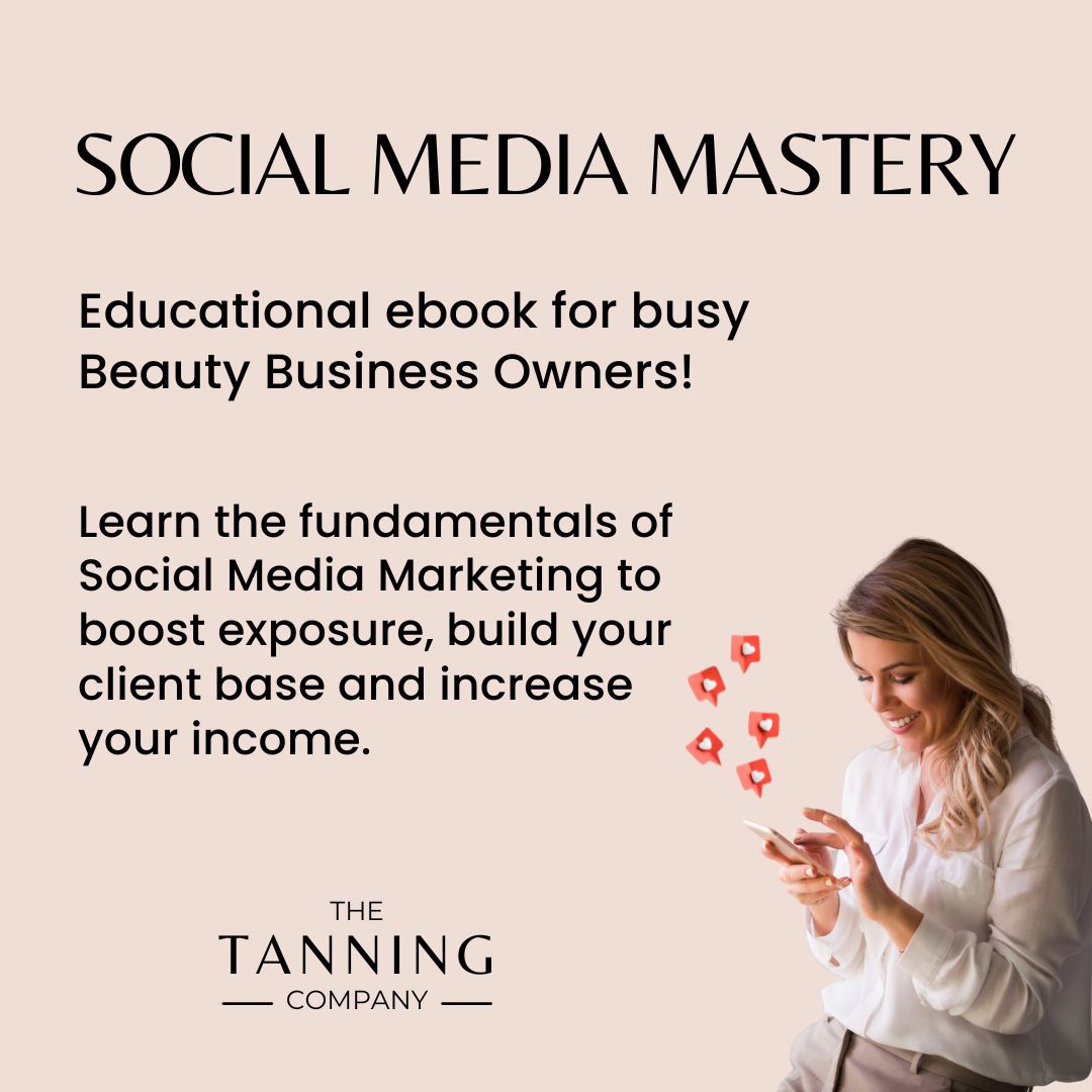 social media marketing help for spray tan artists